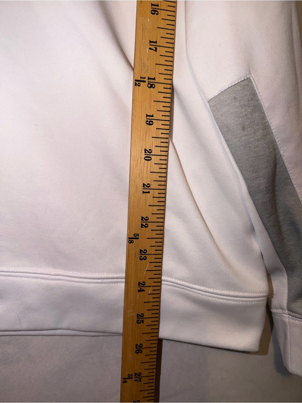 Callaway White and Gray Half-Zip Golf Pullover - Picture 7 of 7